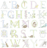 Seabrook Alphabet Multicolored Wallpaper