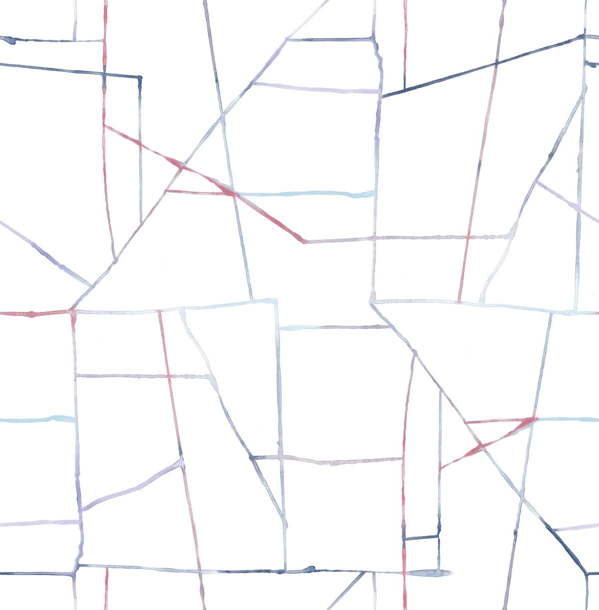 Seabrook Geo Creative Multicolored Wallpaper