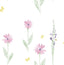 Seabrook Daisy Field Pink and Green Wallpaper