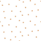 Seabrook Little Daisy Orange Wallpaper