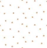 Seabrook Little Daisy Orange Wallpaper