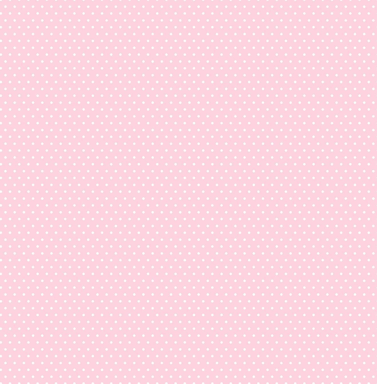 Seabrook Polka Dot Blush Wallpaper