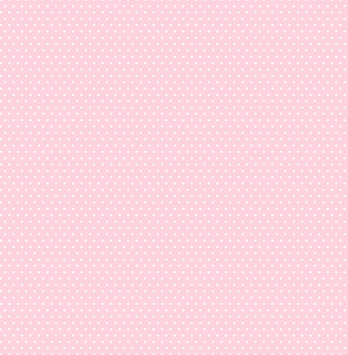 Seabrook Polka Dot Pink Wallpaper