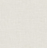 Seabrook Linen Soft Gray Wallpaper