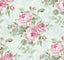 Seabrook Rose Bouquet Metallic Blue and Rose Wallpaper
