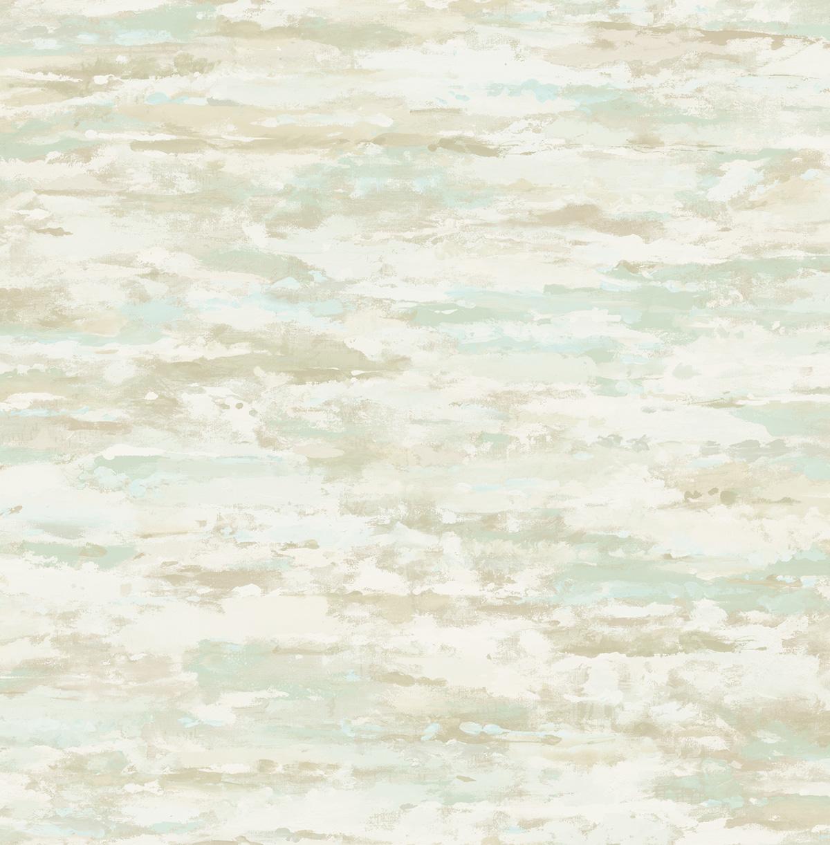 Seabrook Brushstrokes Green Wallpaper