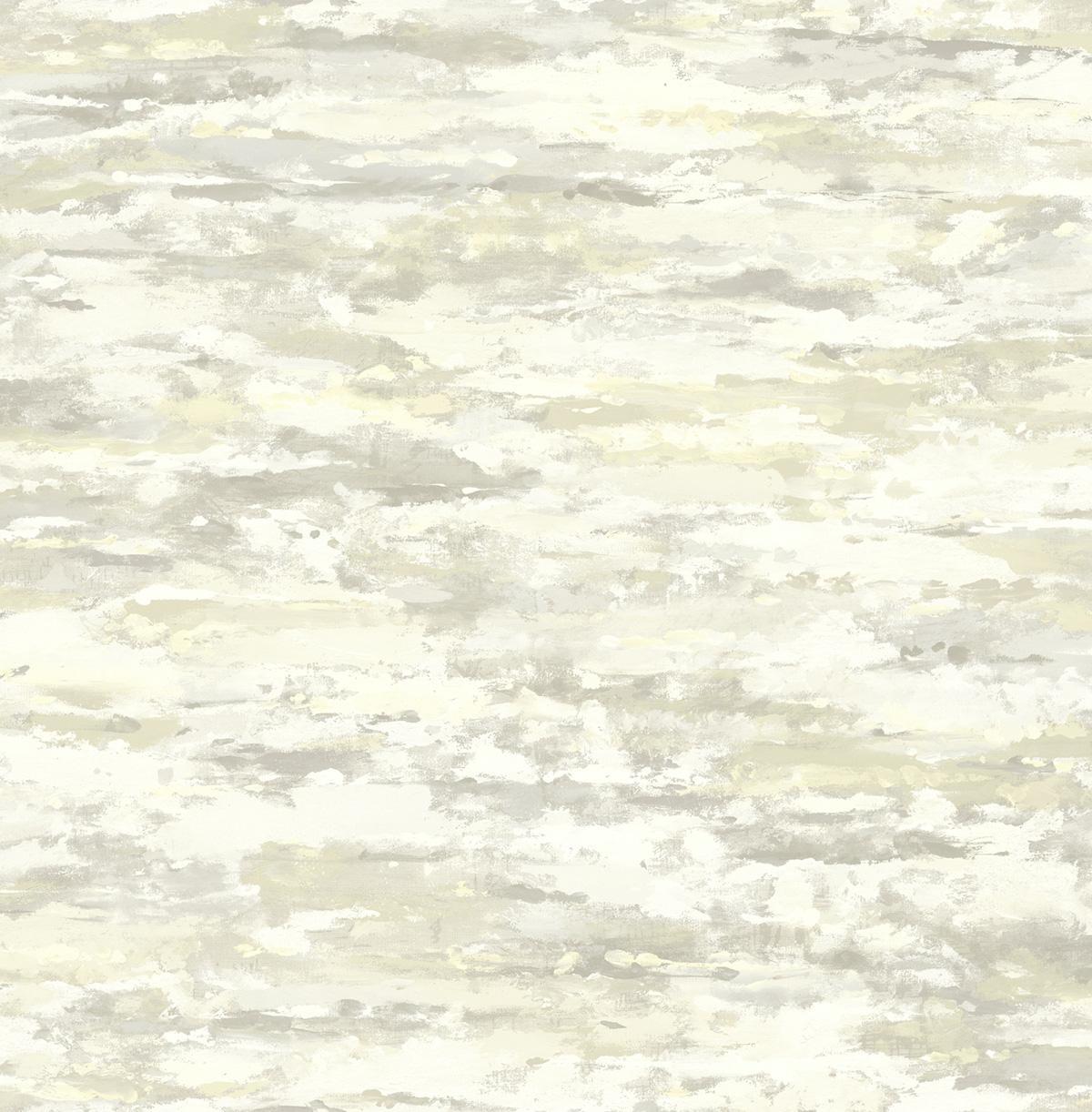 Seabrook Brushstrokes Metallic Pearl and Silver Wallpaper