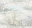 Seabrook Tree Line Metallic Champagne and Purple Haze Wallpaper