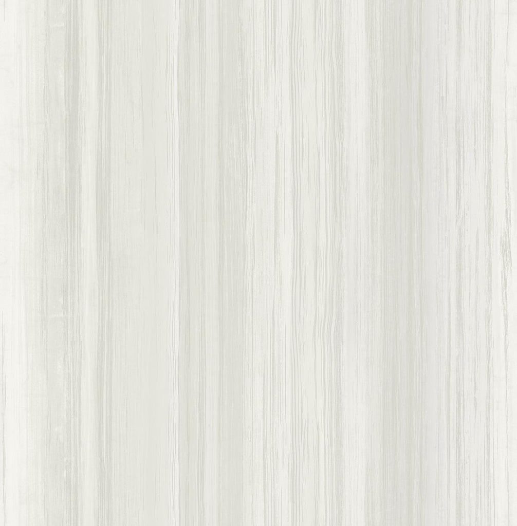 Seabrook Stripe Metallic Pearl and Light Grey Wallpaper