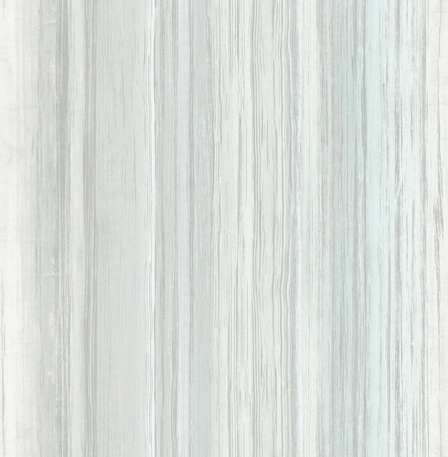 Seabrook Stripe Metallic Silver Wallpaper