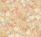 Seabrook Daisy Orange Wallpaper
