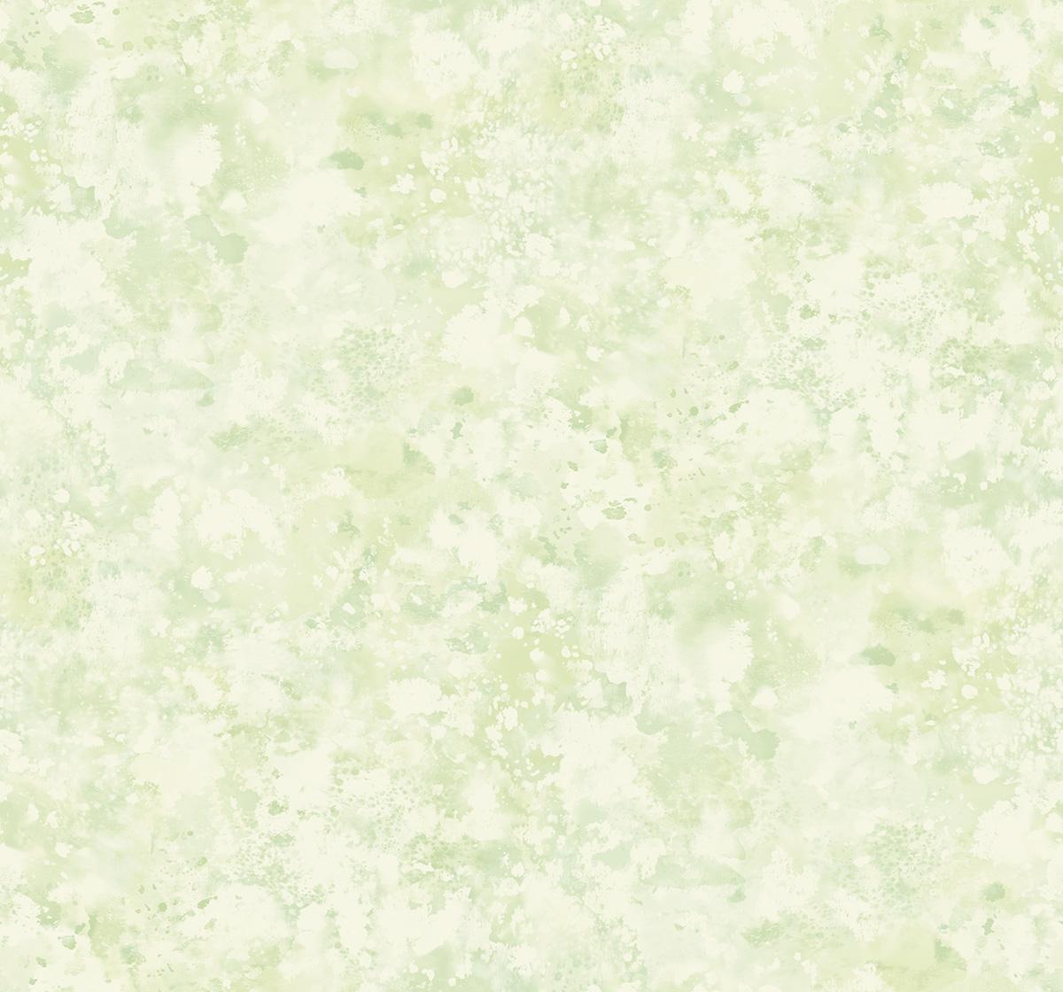 Seabrook Waterdrop Floral Metallic Lime Wallpaper