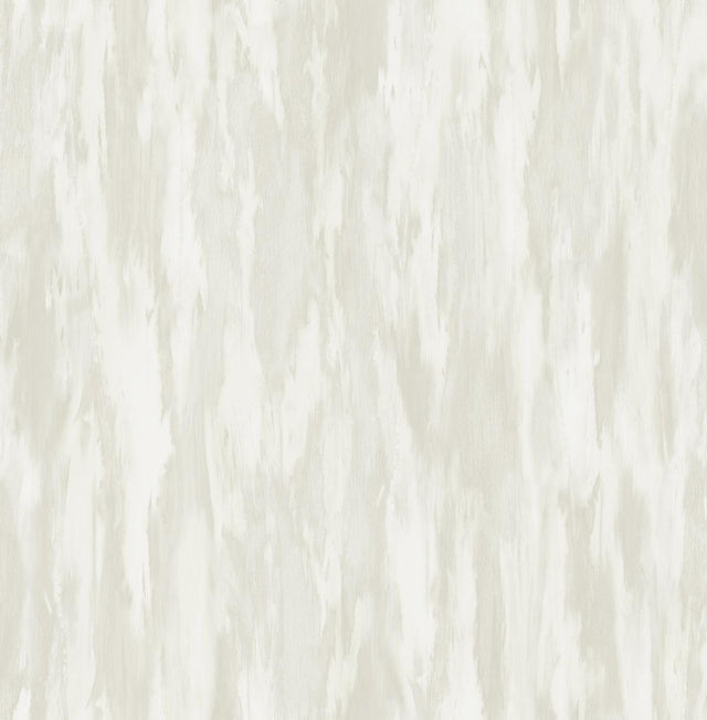 Seabrook Stria Metallic Pearl and Off-White Wallpaper