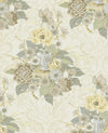 Seabrook Dynasty Floral Metallic Pearl Wallpaper