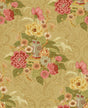 Seabrook Dynasty Floral Metallic Gold Wallpaper