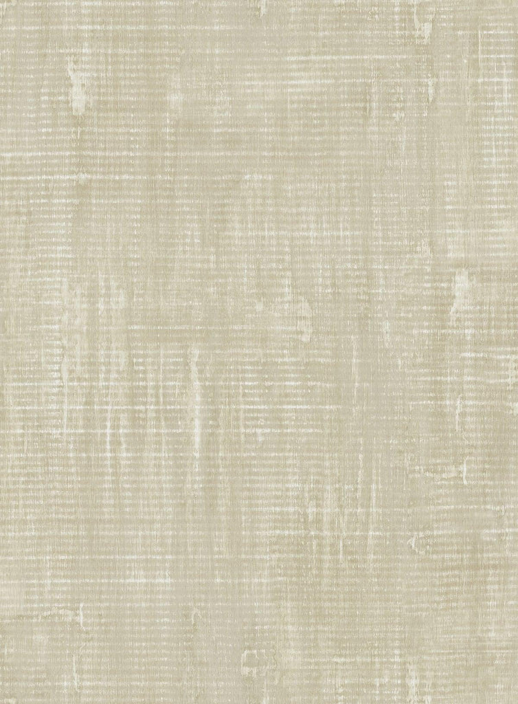 Seabrook Imperial Linen Metallic Pearl and Tan Wallpaper