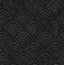 Seabrook Confucius Scallop Ebony and Metallic Mocha Wallpaper