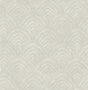 Seabrook Confucius Scallop Linen and Metallic Pearl Wallpaper
