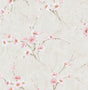 Seabrook Silk Road Dogwood Metallic Pearl and Pink Wallpaper