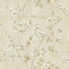 Seabrook Great Wall Floral Metallic Gold And Greige Wallpaper