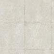 Seabrook Great Wall Blocks Metallic Silver and Off-White Wallpaper
