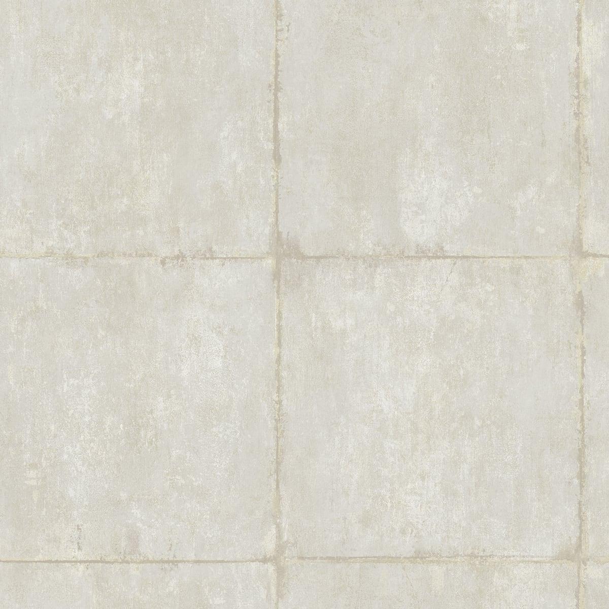 Seabrook Great Wall Blocks Beige Wallpaper