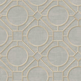 Seabrook Silk Road Trellis Grey Wallpaper