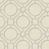 Seabrook Silk Road Trellis Beige Wallpaper