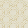 Seabrook Silk Road Trellis Metallic Gold and Linen Wallpaper