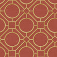 Seabrook Silk Road Trellis Metallic Gold and Crimson Wallpaper