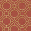 Seabrook Silk Road Trellis Metallic Gold and Crimson Wallpaper