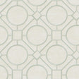 Seabrook Silk Road Trellis Metallic Mint and Off-White Wallpaper