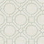 Seabrook Silk Road Trellis Metallic Mint and Off-White Wallpaper