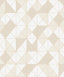 Seabrook Metallic Geo Metallic Gold and Ivory Wallpaper