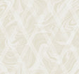 Seabrook Marble Diamond Geometric Metallic Gold and White Wallpaper
