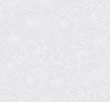 Seabrook Graphic Floral Metallic Pearl Wallpaper