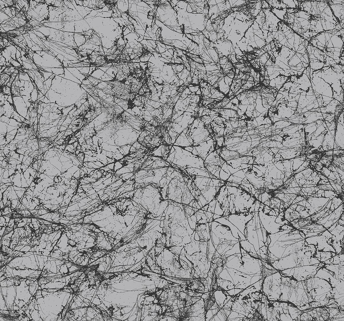 Seabrook Paint Splatter Grey Wallpaper