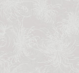 Seabrook Noell Floral Beige Wallpaper