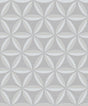 Seabrook Lens Geometric Gray and Taupe Wallpaper