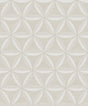Seabrook Lens Geometric Beige and Off-White Wallpaper