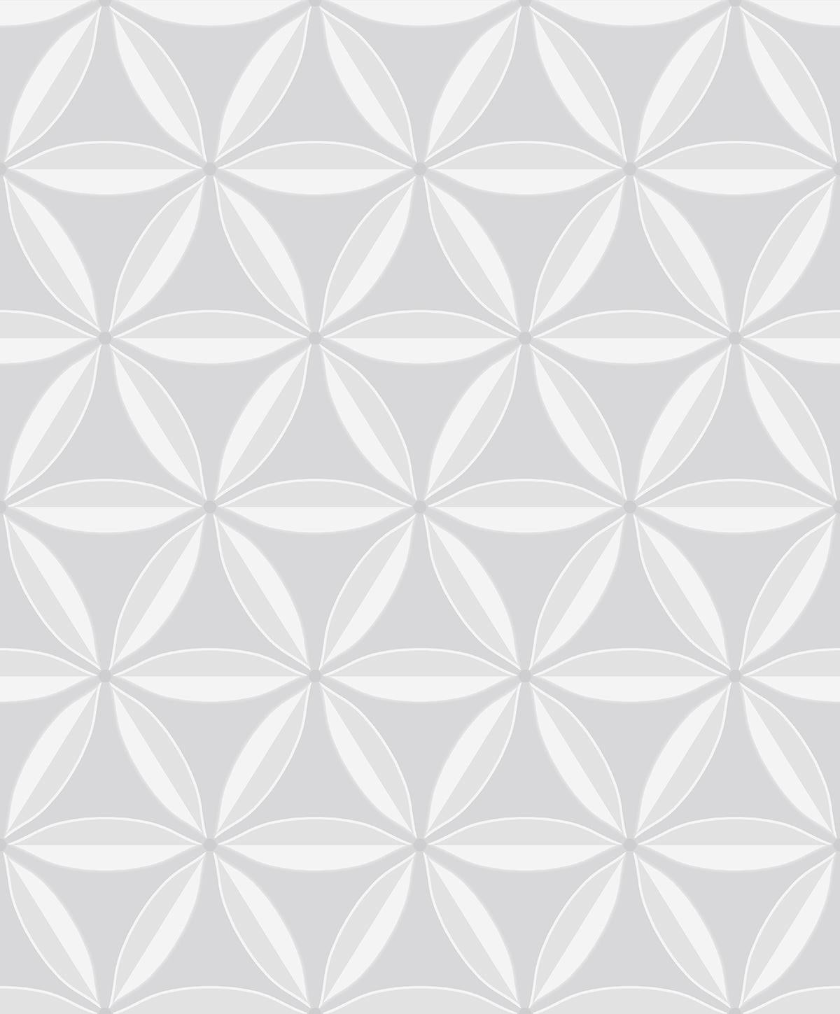 Seabrook Lens Geometric Off-White Wallpaper