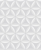 Seabrook Lens Geometric Off-White Wallpaper