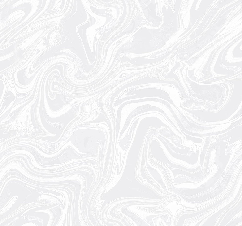 Seabrook Oil and Water Off-White Wallpaper