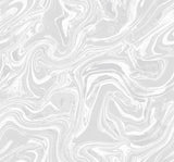 Seabrook Oil and Water Silver Wallpaper