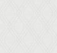 Seabrook Diamond Geo Metallic Pearl Wallpaper