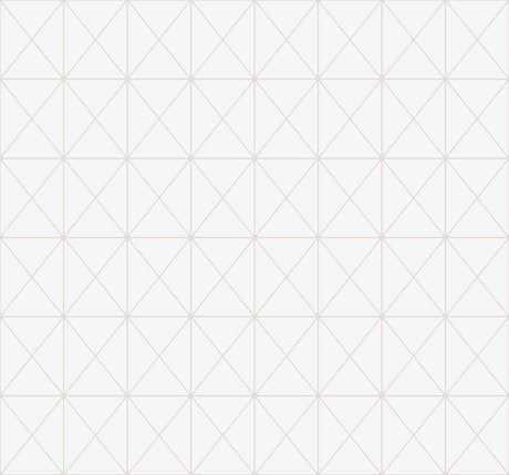 Seabrook Triangle Geo Off-White Wallpaper