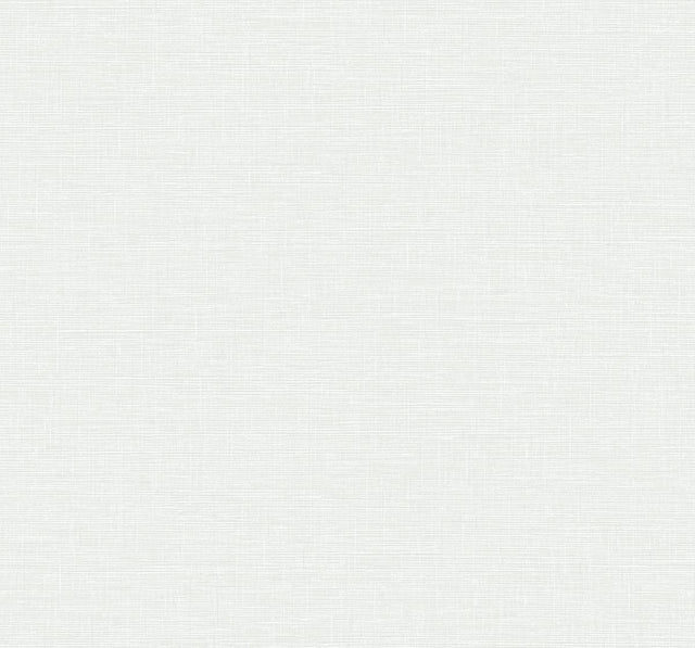 Seabrook Linen Weave Metallic Silver and Pearl Wallpaper