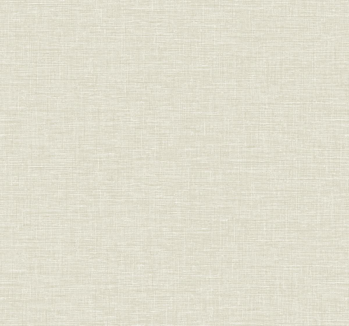 Seabrook Linen Weave Beige Wallpaper