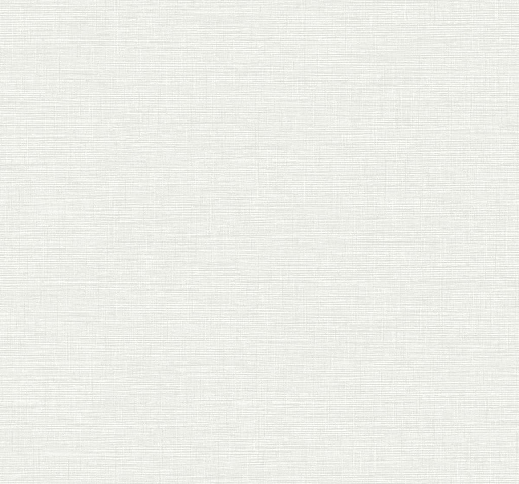 Seabrook Linen Weave Off-White Wallpaper