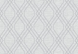 Seabrook Diamond Cork Silver Wallpaper